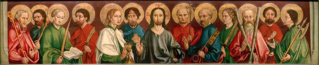 Christus und die zwölf Apostel