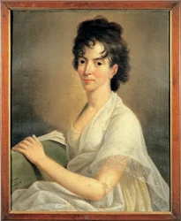 Porträt von Costanze Weber, Ehefrau von Wolfgang Amadeus Mozart