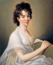 Constanze Mozart, geborene Weber, 1763-1842, W. A. Mozarts Ehefrau, 1802