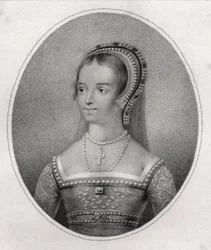 Catherine Parr, graviert von Bocquet, aus 