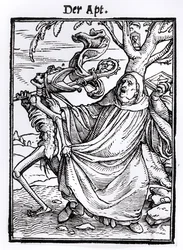 Der Tod und der Abt, aus 