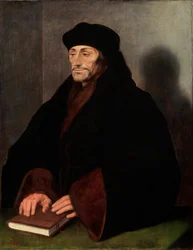 Porträt von Erasmus von Rotterdam, 1466-1536, 1523