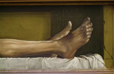 Der Leichnam Christi (Detail)