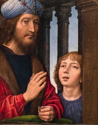 König David und sein Sohn