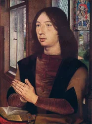 Maarten van Nieuwenhove, aus dem Diptychon von Maerten van Nieuwenhove, 1487