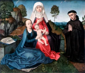 St. Anna, die Jungfrau und das Kind und ein Stifter, 1927