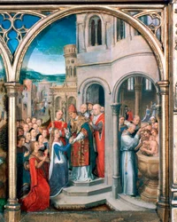 St. Ursula Schrein, Ankunft in Rom, 1489