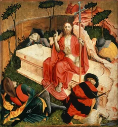 Auferstehung (Detail vom Wurzacher Altar)