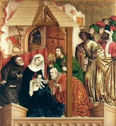 Die Anbetung der Könige. Die Flügel des Wurzacher Altars, 1437