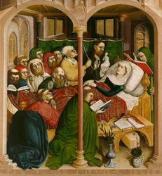 Der Tod von Maria. Die Flügel des Wurzacher Altars, 1437