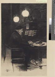 Hartmann spielt Orgel