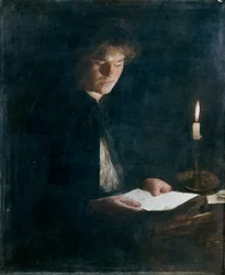 Lesendes Mädchen