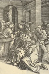 Christus mit Dornen gekrönt, aus Speculum passionis domini nostri Ihesu Christi, 1507