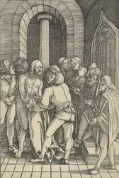 Christus entkleidet, aus Speculum passionis domini nostri Ihesu Christi, 1507