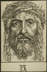 Kopf Christi mit Dornenkrone