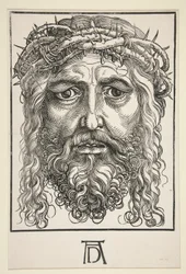 Kopf von Christus mit Dornenkrone