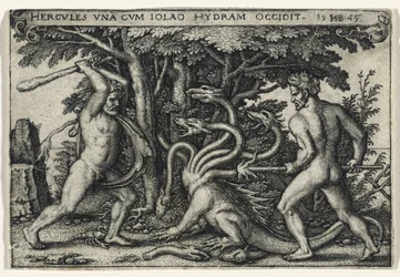 Herkules tötet die Hydra, 1545