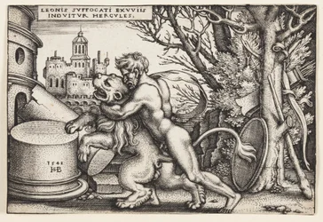 Herkules und der nemeische Löwe
