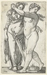 Judith mit dem Kopf von Holofernes und Dienstmagd