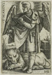 Der heilige Markus, aus Die vier Evangelisten