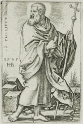 St. Philippus, Platte 5 aus Die Zwölf Apostel