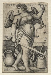 Die Erkenntnis Gottes und die sieben Kardinaltugenden: Gerechtigkeit - Justicia