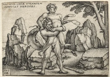 Herkules besiegt Antäus