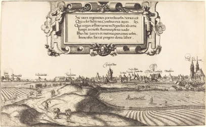 Ansicht von Nürnberg von Osten [linker Abschnitt], 1552