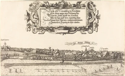 Ansicht von Nürnberg von Osten (rechter Abschnitt)