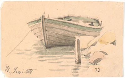 Ein Ruderboot
