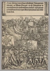 Ungarische Kampagne, Tafel 14 aus Historische Szenen aus dem Leben von Kaiser Maximilian I. vom Triumphbogen