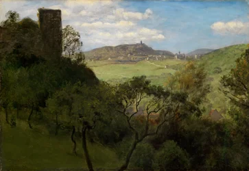 Blick auf Falkenstein im Taunus