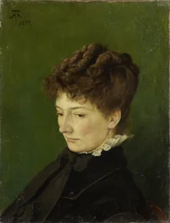 Porträt von Ida Müller, geborene Scholderer