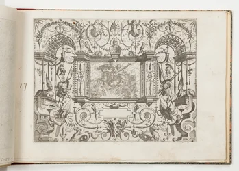 Platte 17, aus Grotteßco in diverßche manieren (Verschiedene Grotesken)