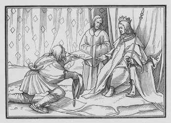 Hiram sendet Glückwünsche an Salomo, 1 Könige V, 1