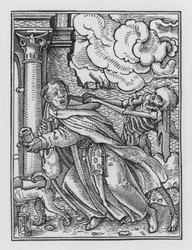Holbeins Totentanz: Der Bettelmönch