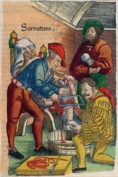 Eine Amputation, Illustration aus 