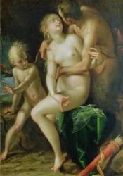 Jupiter, Antiope und Amor