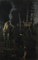 Die drei Reiter II: Hl. Hubertus