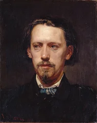 Porträt des Malers Heinrich Heger