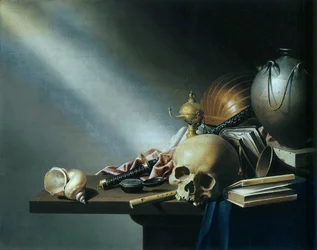 Stillleben: Eine Allegorie der Eitelkeiten des menschlichen Lebens, ca. 1640