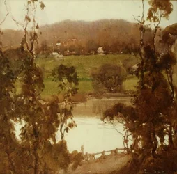 Am Fluss Yarra bei Melbourne