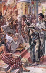 Jakob vor dem Pharao, Illustration aus Bilder, die lehren Die Kronenserie, 1920