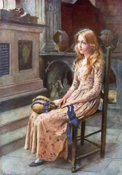Kleine Nell in der alten Kirche