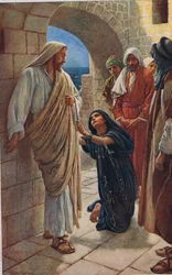 Die Frau von Kanaan, Illustration aus 