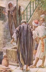 Die Boten zu Petrus, Illustration aus Harold Copping Bilder: Die Kronen-Serie, ca. 1920er
