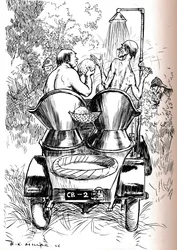 Hitzewetter-Tipps für Autofahrer, 1906