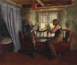 In einem Bauernwohnzimmer