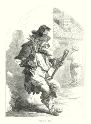 Lustige Hunde: Der niedrige Hund