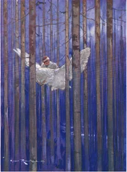 Die Eule und Gilbert hatten herrliche Mondscheinritte (aus Der Waldfundling)